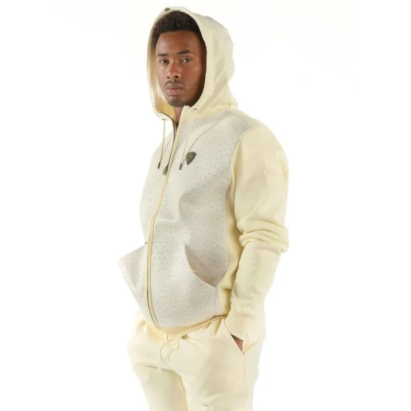 PELLE PELLE TRACKSUIT OFF WHITE LEATHER