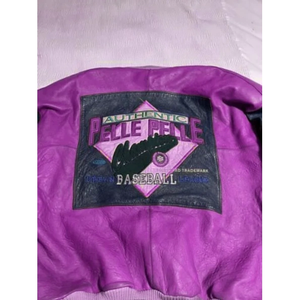 PELLE PELLE AUTHENTIC PURPLE LEATHER JACKET view 2