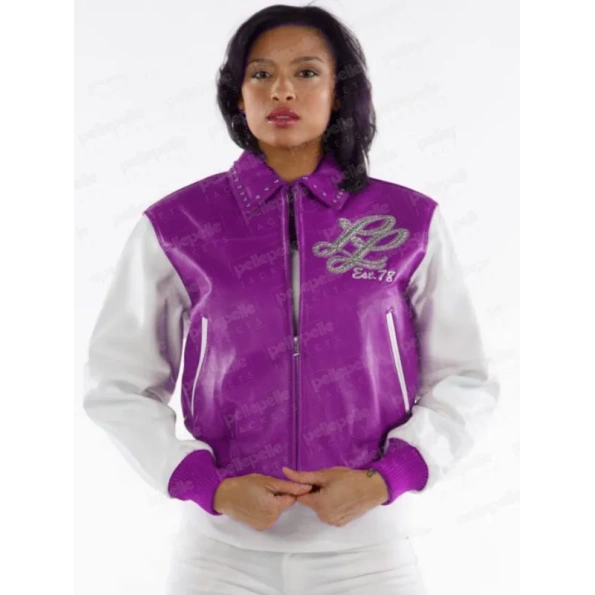 PELLE PELLE MB NOTORIOUS PURPLR LEATHER JACKET