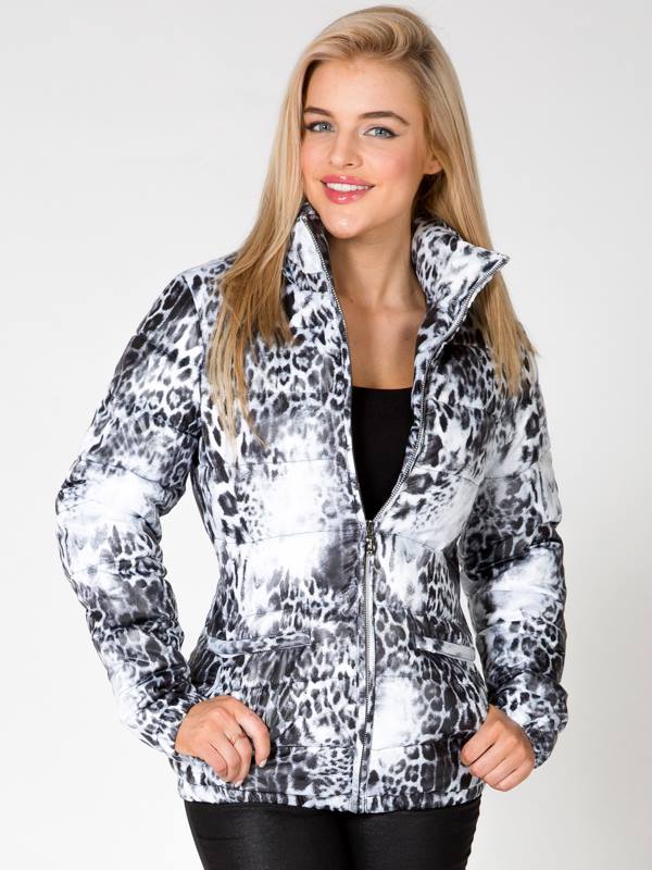 Pelle Pelle Black And White Polyester Jacket
