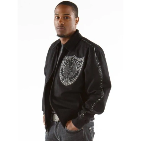 Pelle Pelle Black Band Of Brothers MB Jacket | Wool Jacket