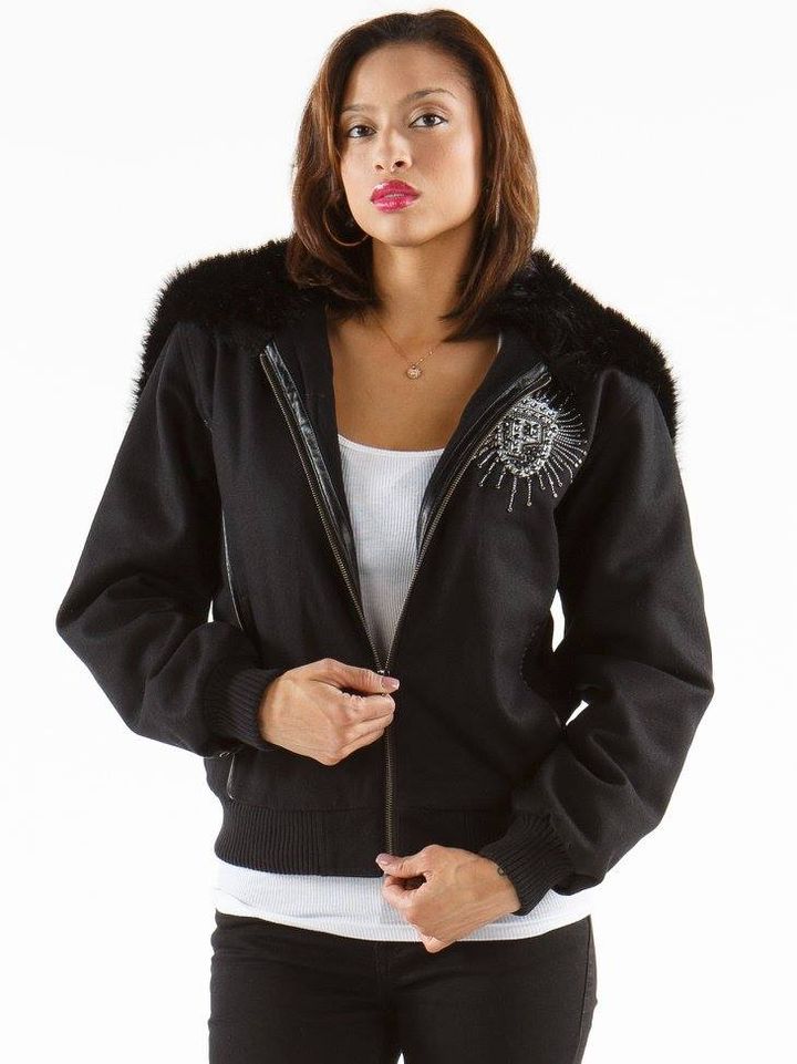Pelle Pelle Black Women Wool Jacket