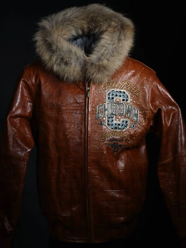Pelle Pelle Collector Series Brown Jacket | Fur Hood Jacket