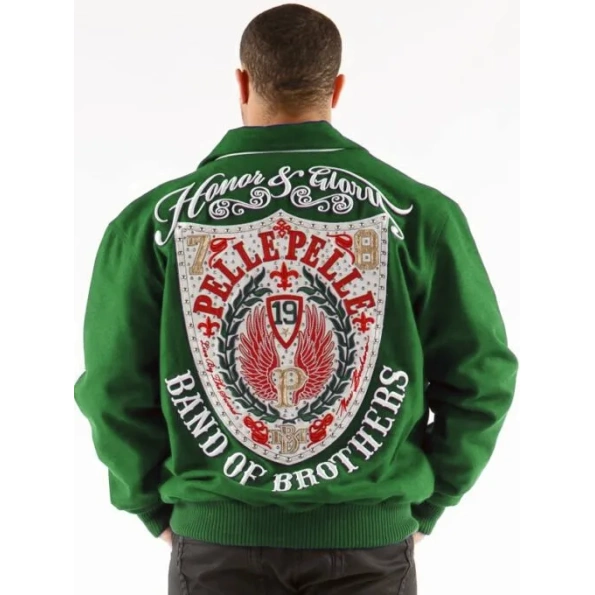 PELLE PELLE HONOR AND GLOW GREEN JACKET