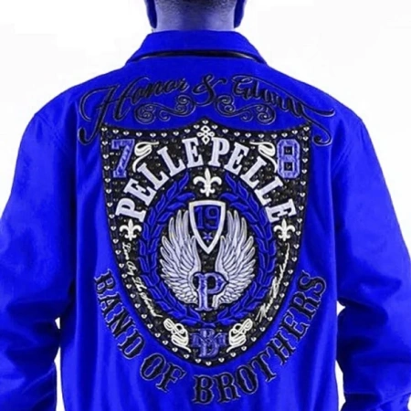 PELLE PELLE HONOR & GLOW BLUE WOOL JACKET view 2