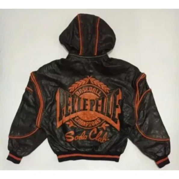 Pelle Pelle Baseball Soda Club Jacket | Leather Jacket