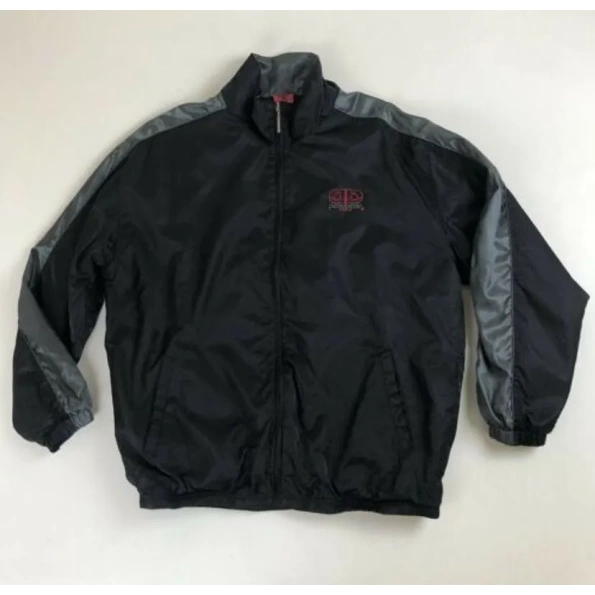 PELLE PELLE BLACK & GREY LEATHER JACKET view 1