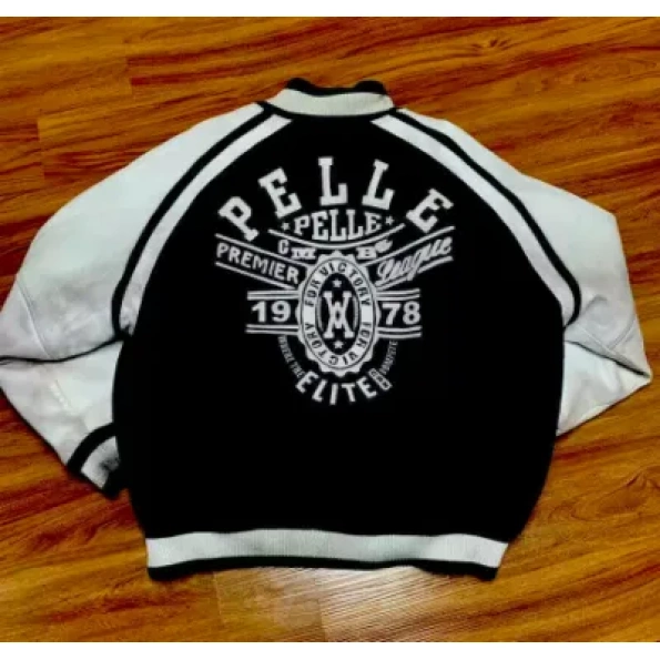 PELLE PELLE PREMIUM BLACK AND WHITE WOOL JACKET view 2