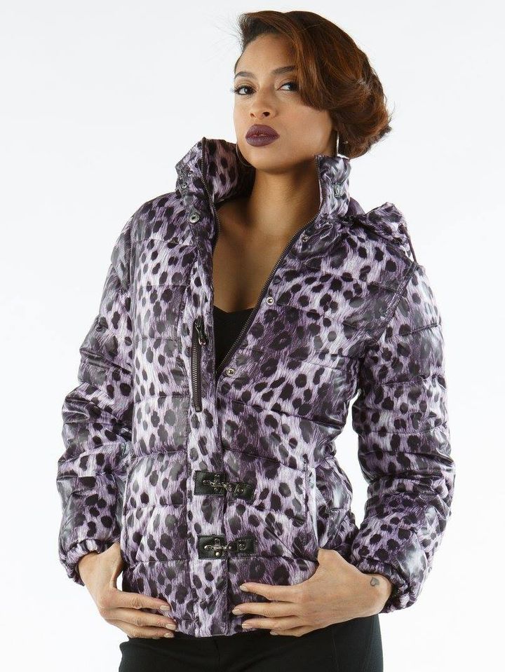 Pelle Pelle Purple Women Polyester jacket