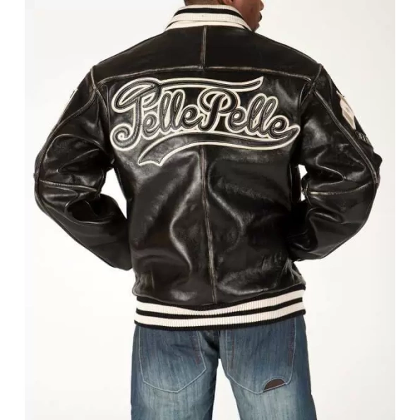 PELLE PELLE 1978 MB BLACK LEATHER JACKET view 2