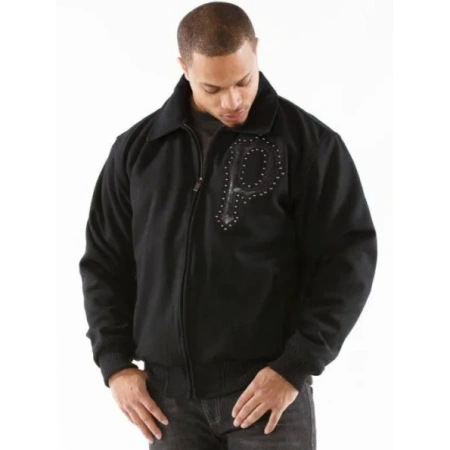 PELLE PELLE BLACK WOOL JACKET view 1