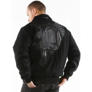 PELLE PELLE BLACK WOOL JACKET view 2