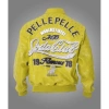Soda Club Pelle Pelle Yellow Famous Leather Jacket