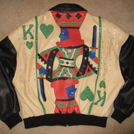 Pelle Pelle Cream Studded Leather Jacket view 2