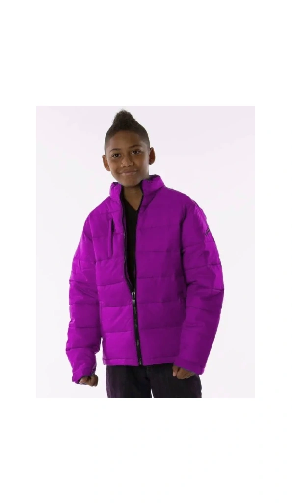 PELLE PELLE PUFFER PURPLE LEATHER JACKET