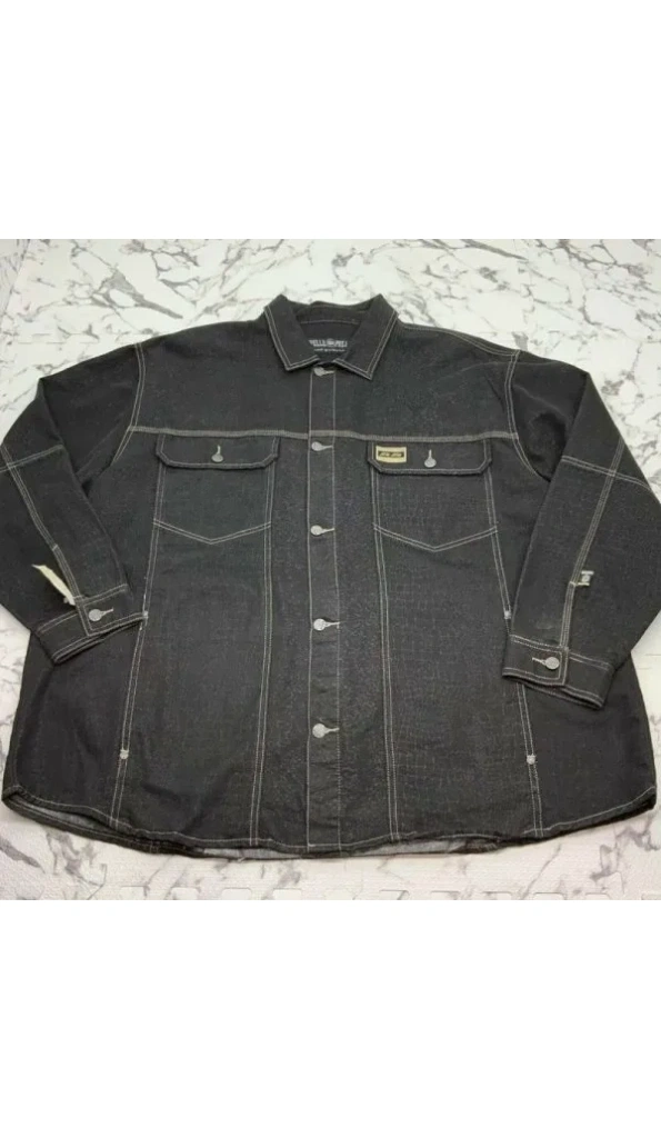 PELLE PELLE BLACK DENIM JACKET