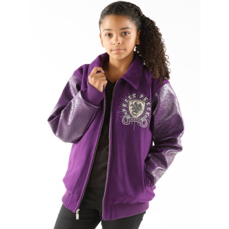 Pelle Pelle Purple Wool Jacket view 2