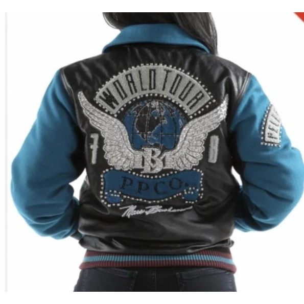 PELLE PELLE WORLD TOUR BLUE WOOL JACKET view 1