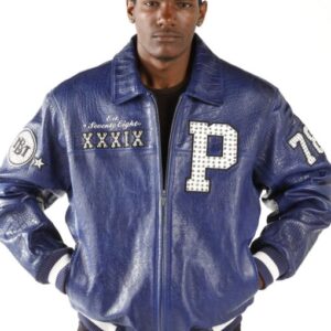 Pelle Pelle Men Blue 1978 Leather Jacket