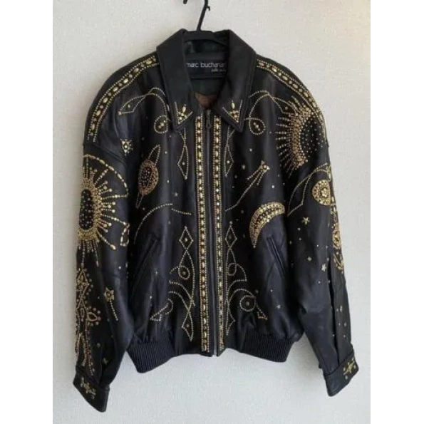 PELLE PELLE STUDS BLOUSON LEATHER JACKET