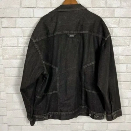 PELLE PELLE CHARCOAL GREY DENIM JACKET view 2