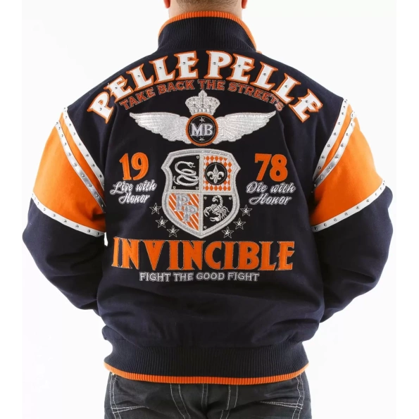 PELLE PELLE INVINCIBLE ORANGE WOOL JACKET view 2