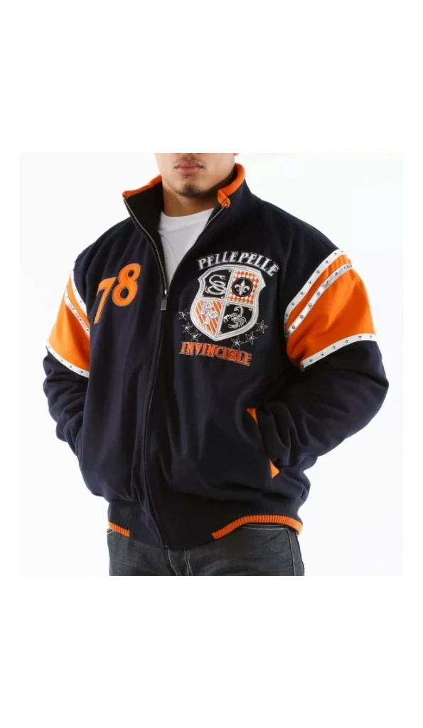 PELLE PELLE INVINCIBLE ORANGE WOOL JACKET