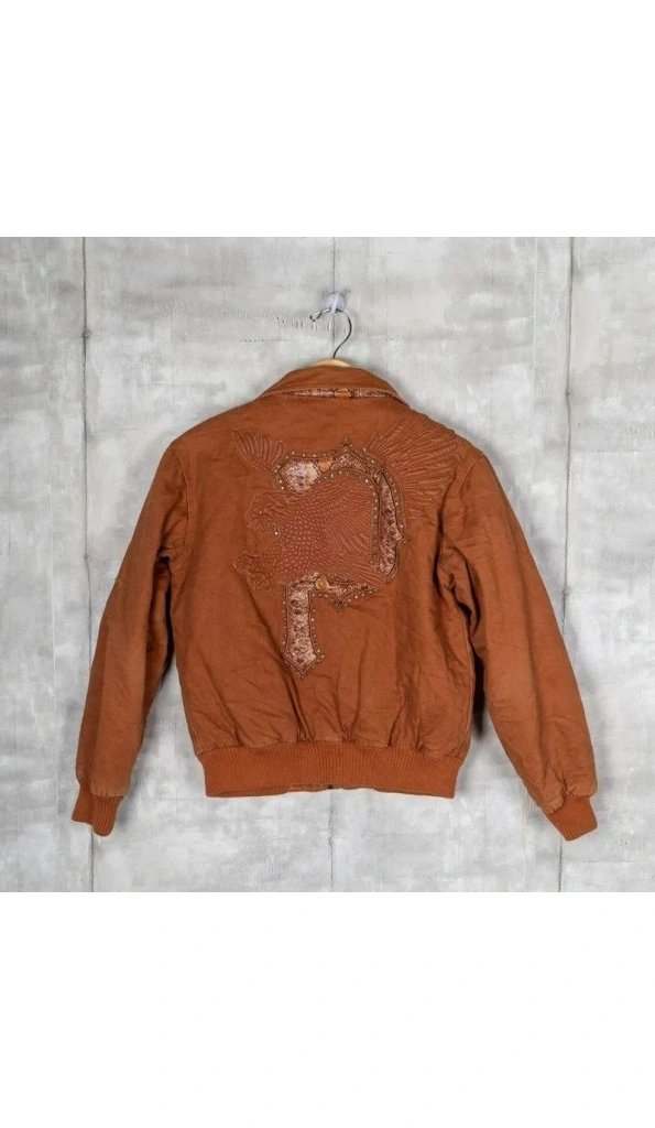 PELLE PELLE BOMBER MB BROWN WOOL JACKET