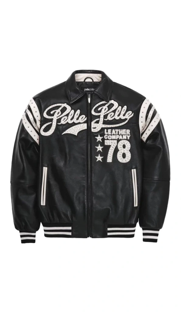 PELLE PELLE BLACK LEATHER JACKET SUPERB