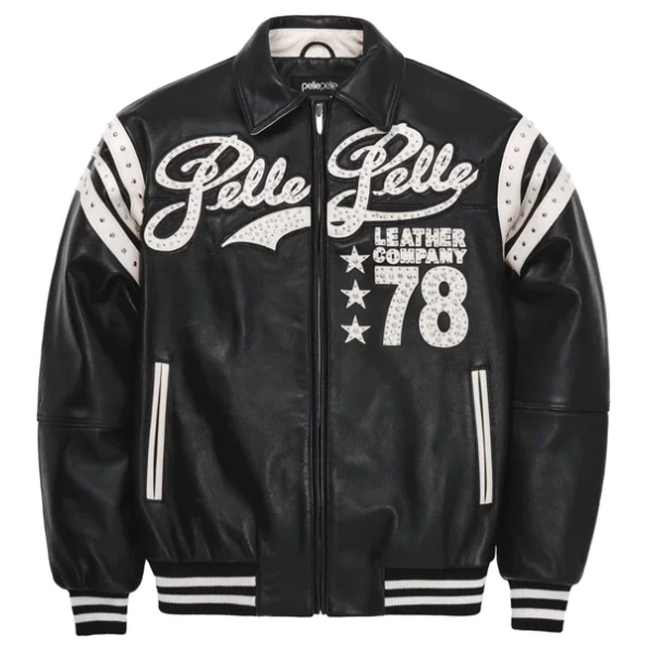 PELLE PELLE BLACK LEATHER JACKET SUPERB view 1