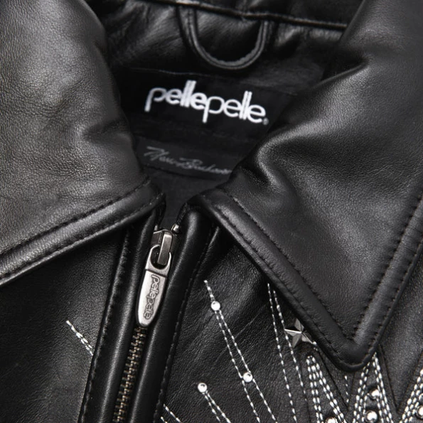 PELLE PELLE ANNIVERSARY BLACK JACKET ATTRACTIVE view 3