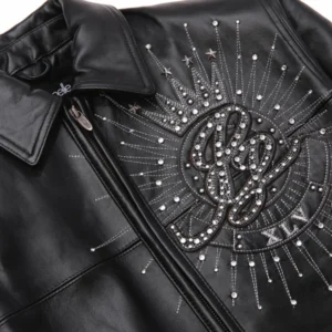 PELLE PELLE ANNIVERSARY BLACK JACKET ATTRACTIVE view 4