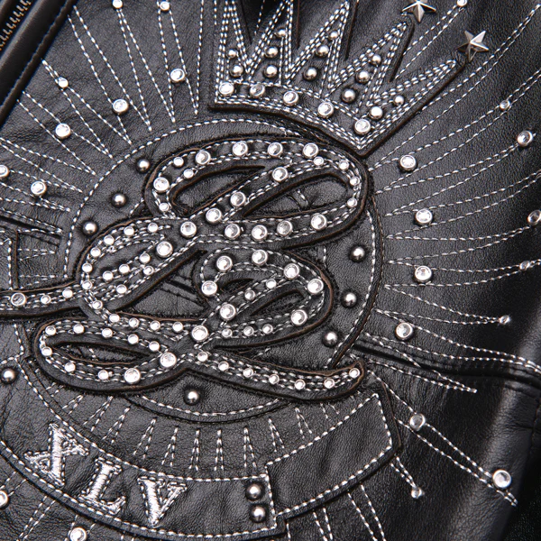 PELLE PELLE ANNIVERSARY BLACK JACKET ATTRACTIVE view 6