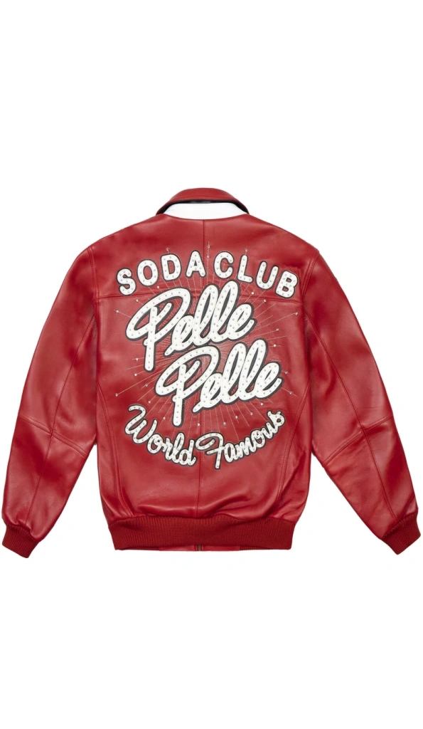 Pelle Pelle World Famous Soda Club Red Jacket