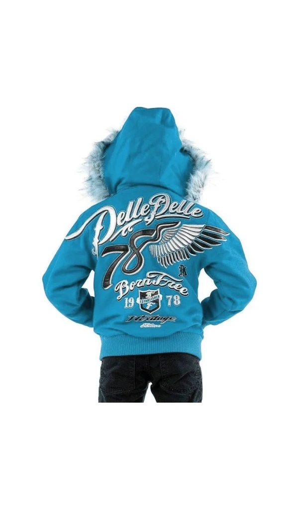 PELLE PELLE KIDS BORN FREE TURQOUSE JACKET