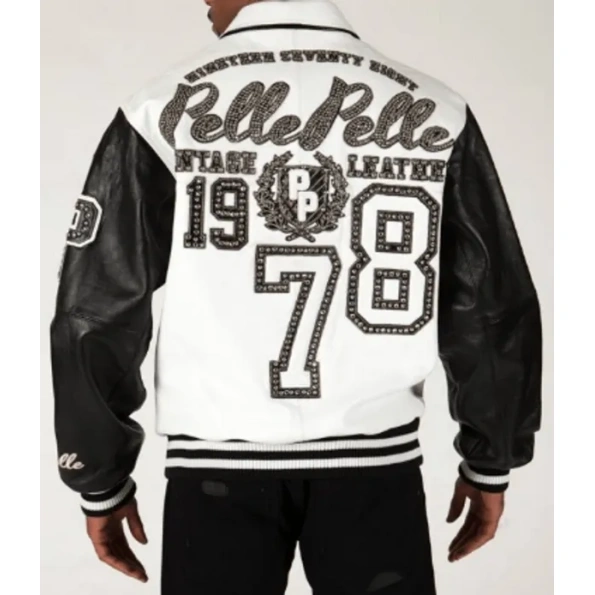 Pelle Pelle White Vintage Leather Jacket | Men Jacket view 2