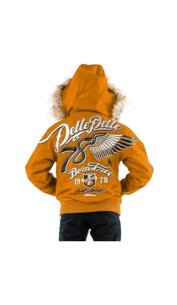 PELLE PELLE KIDS BORN FREE MUSTARD JACKET