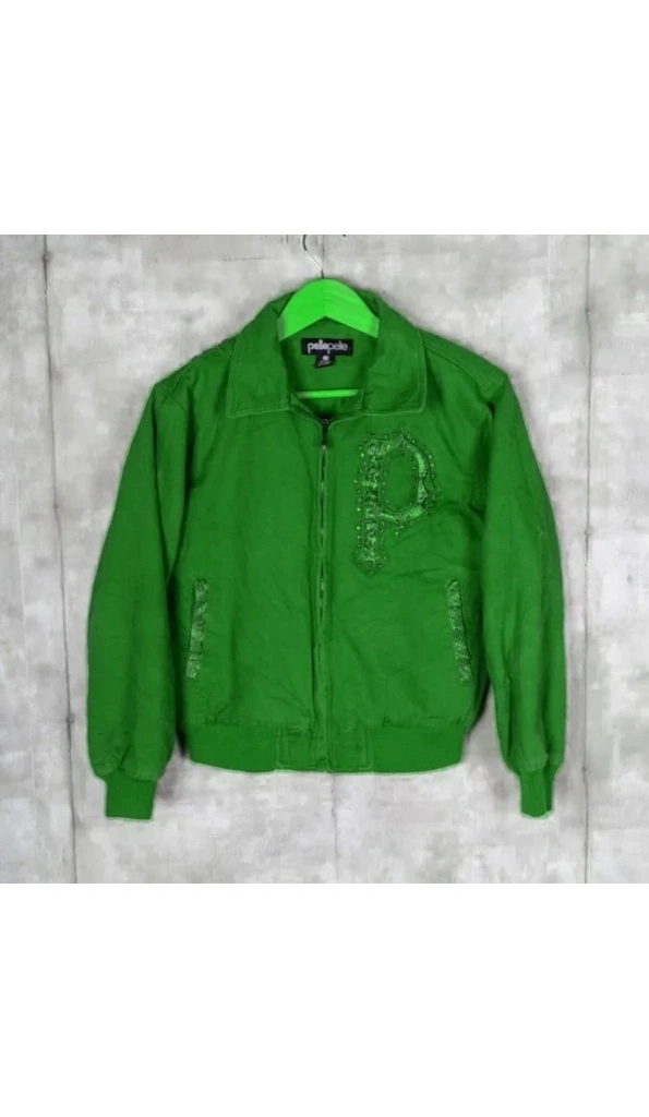Pelle Pelle MB Green Bomber Jacket