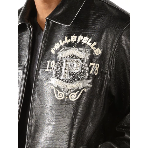 PELLE PELLE UNRIVALED BLACK LEATHER JACKET view 4