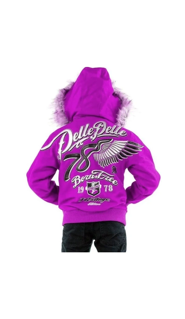PELLE PELLE KIDS BORN LIGHT PURPLE JACKET