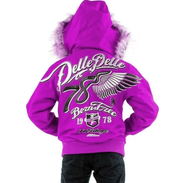 PELLE PELLE KIDS BORN LIGHT PURPLE JACKET