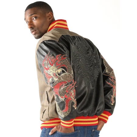 Pelle Pelle Dragon Heart Varsity Jacket view 2