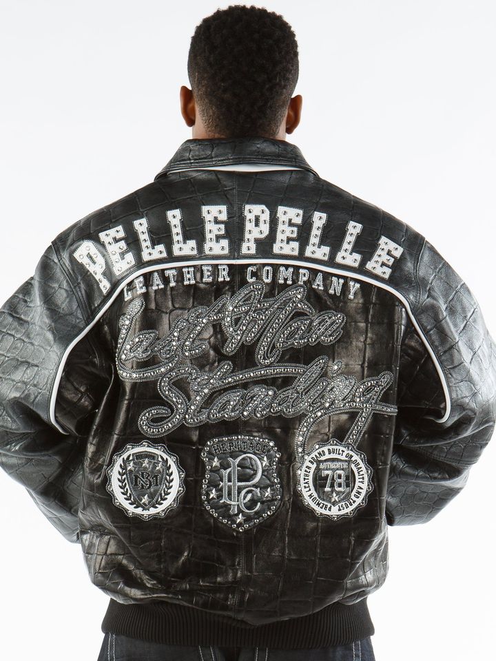 Pelle Pelle Man Standing Black Leather Jacket view 1