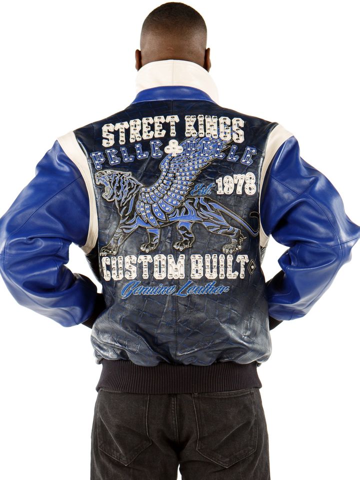 Pelle Pelle Street King1978 Blue Leather Jacket