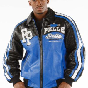 Pelle Pelle Blue Leather Jacket