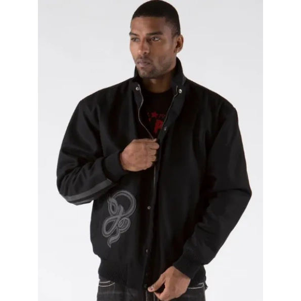 PELLE PELLE SIMPLE BLACK WOOL JACKET