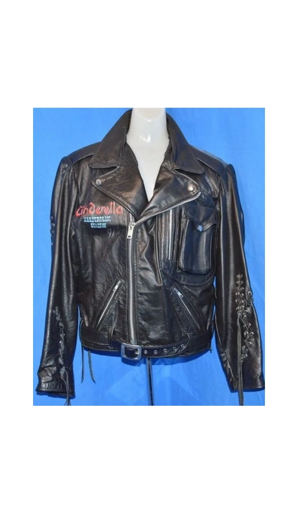 PELLE PELLE SKULL MEN BLACK LEATHER JACKET