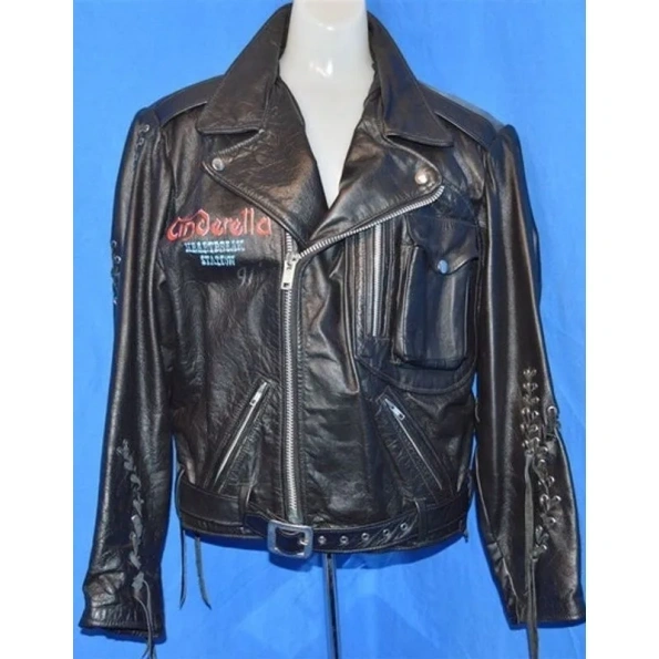Pelle Pelle Cinderella Black Biker Jacket | Leather Jacket