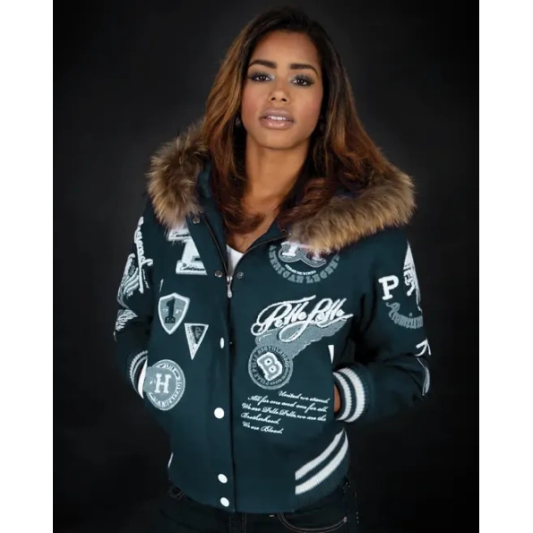 PELLE PELLE WOMENS COATS WITH HOODIE
