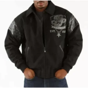 PELLE PELLE THRONES BLACK WOOL JACKET